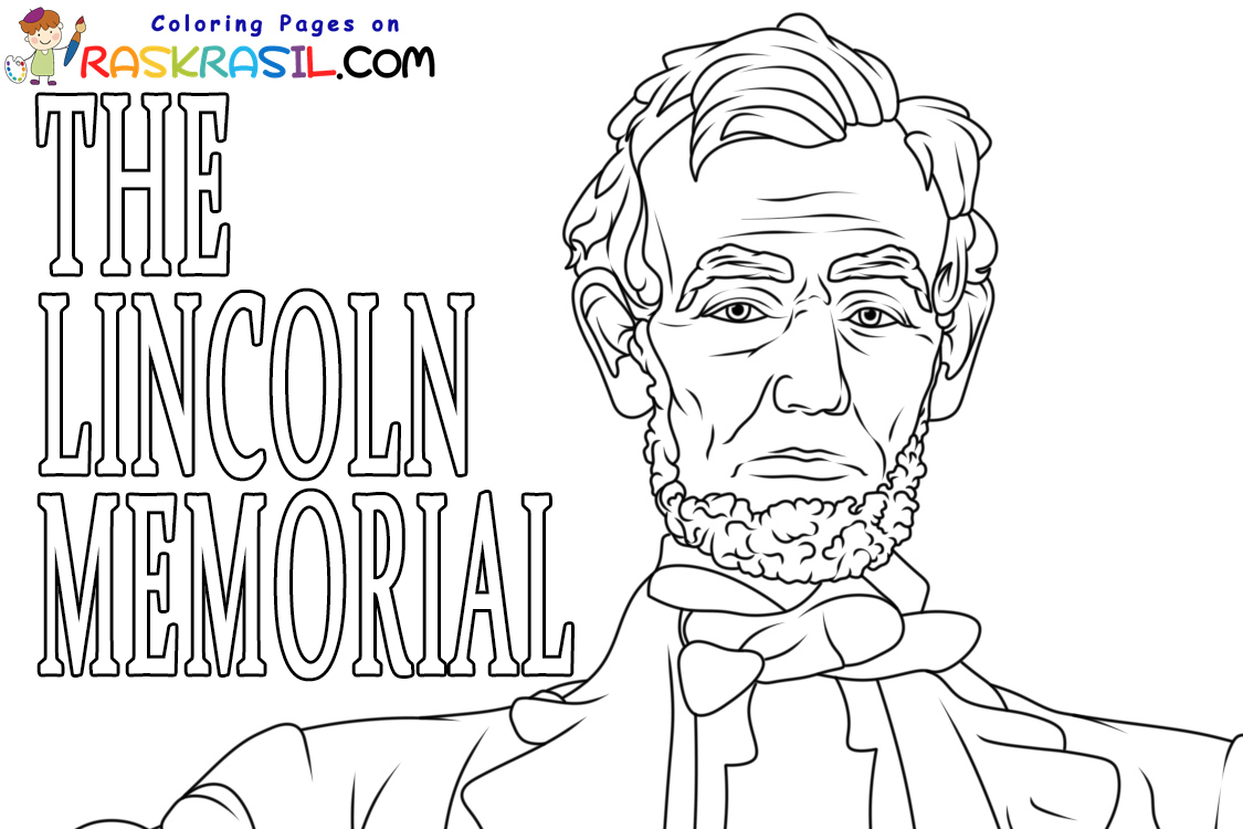Lincoln memorial coloring pages
