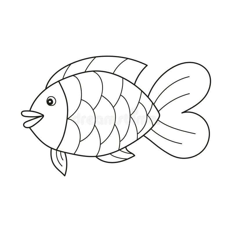 Simple coloring page drawing worksheet for preschool kids