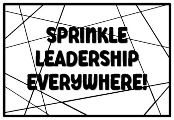 Sprinkle leadership everywhere donut quote coloring pages by anisha sharma