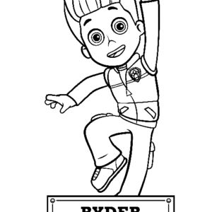 Ryder paw patrol coloring pages printable for free download