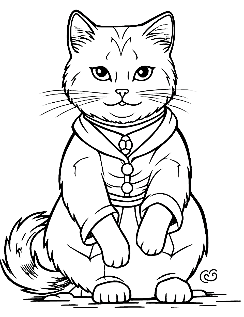 Cat coloring pages free printable sheets