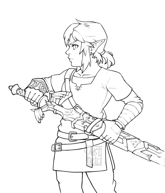 Sharing my final art piece for rbreathofthewild