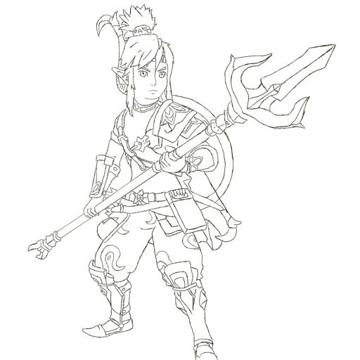 Gerudo voe link sketch zelda amino