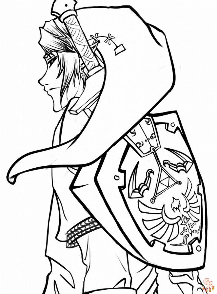 Link coloring pages