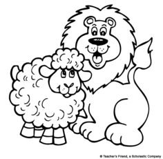 Lion and lamb product detail scholastic printables lion and lamb lamb craft march crafts