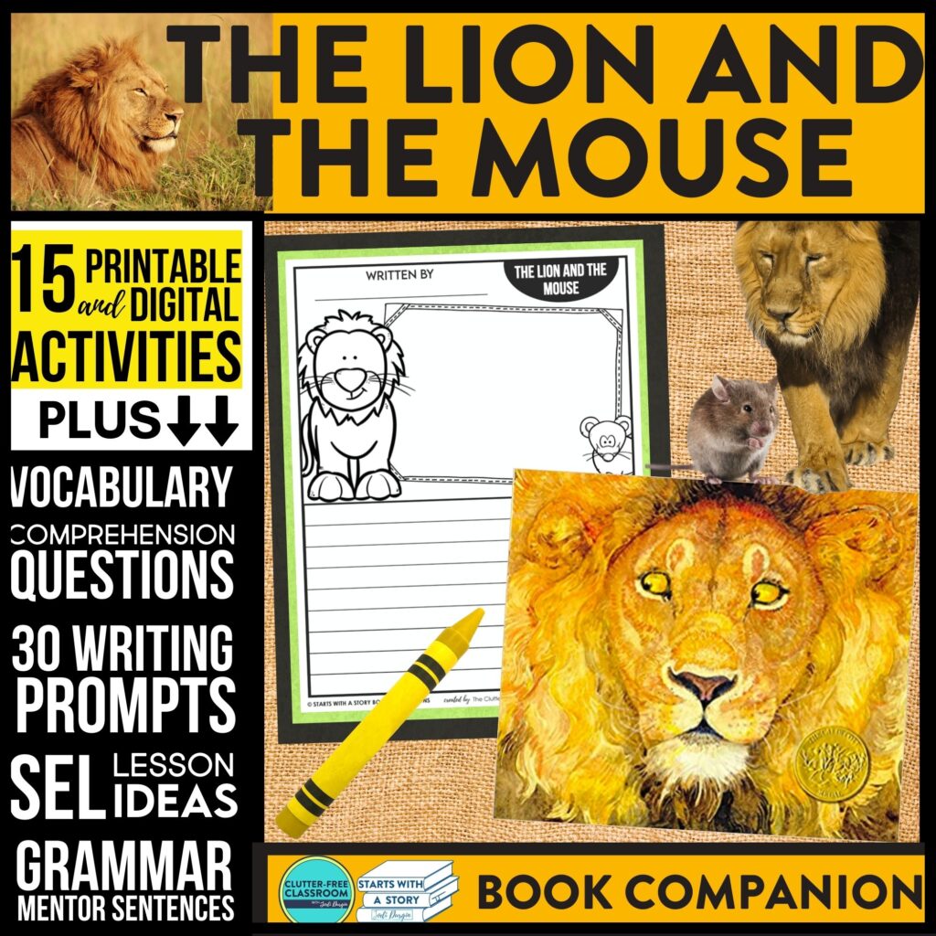 The lion and the mouse activities and lesson plans for