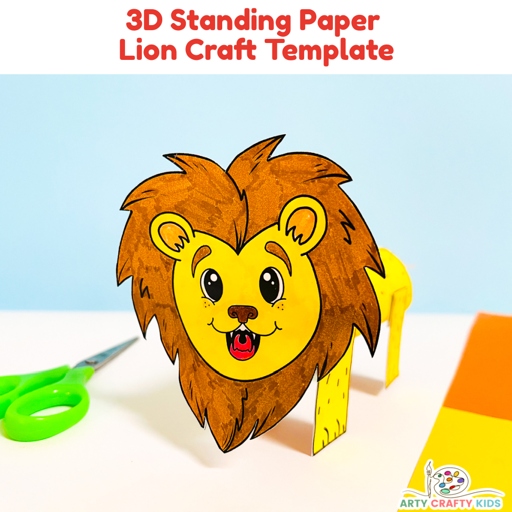 D printable lion craft