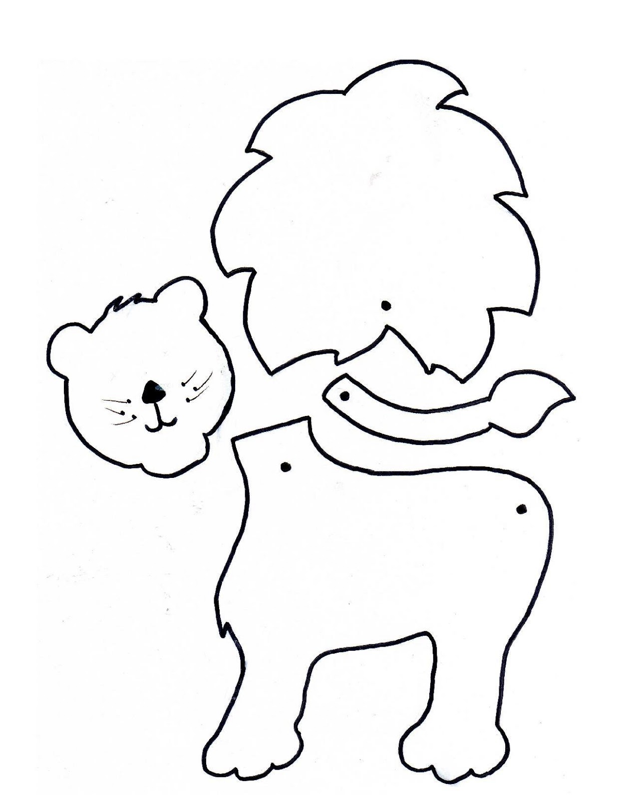 Free printable lion craft template