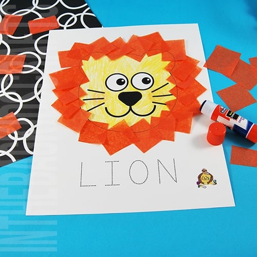 Lion craft for preschoolers free printable â in the bag kids crafts