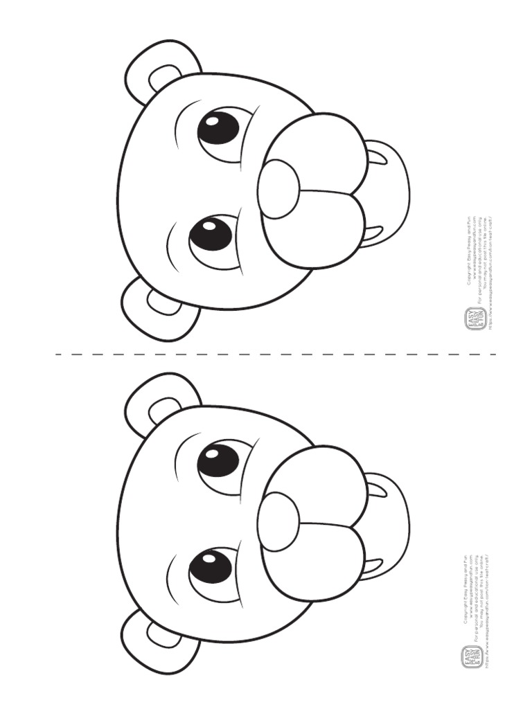 Leaf lion craft template pdf