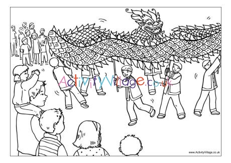 Dragon dance louring page