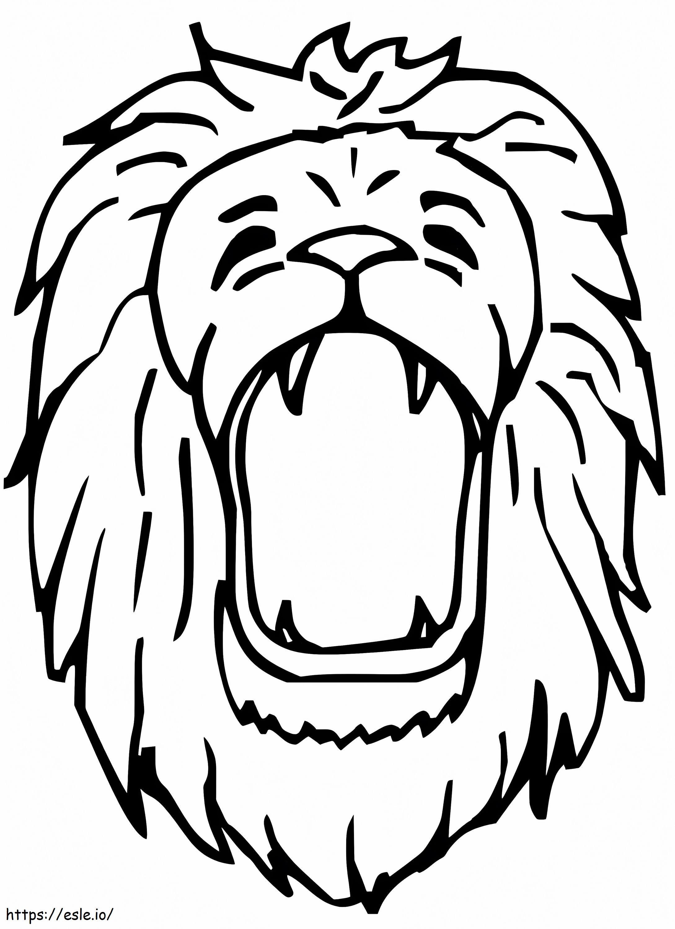 Ln face free printable coloring page