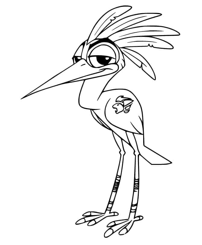 Ona in the lion guard coloring page