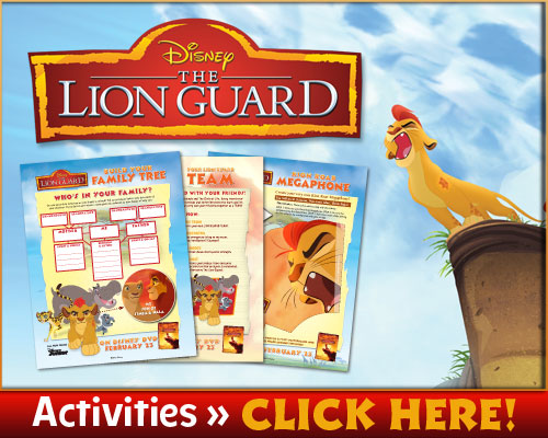 Disneys the lion guard coloring pages activity sheets