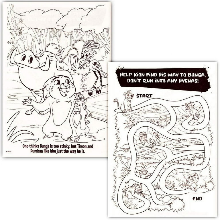 Lion guard coloring book super set