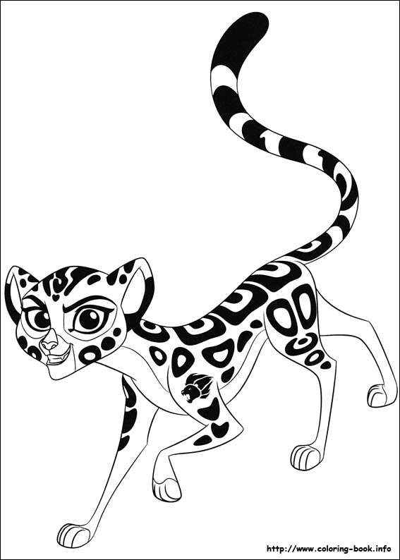 The lion guard coloring picture