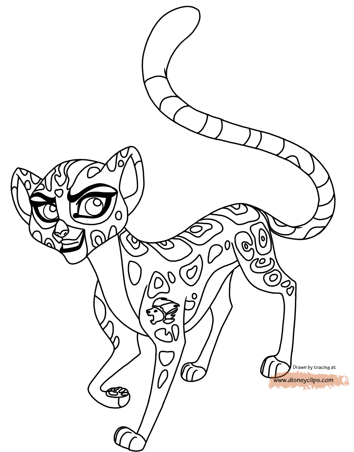 The lion guard coloring pages