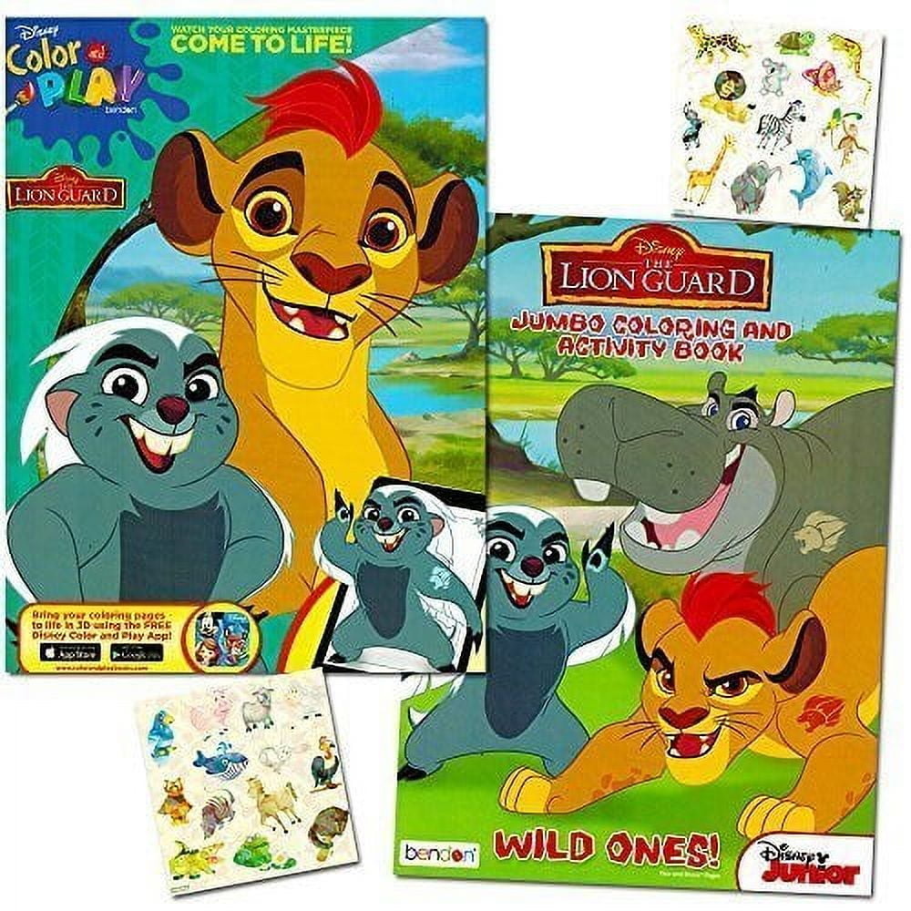 Lion guard coloring book super set