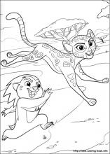 The lion guard coloring pages on coloring