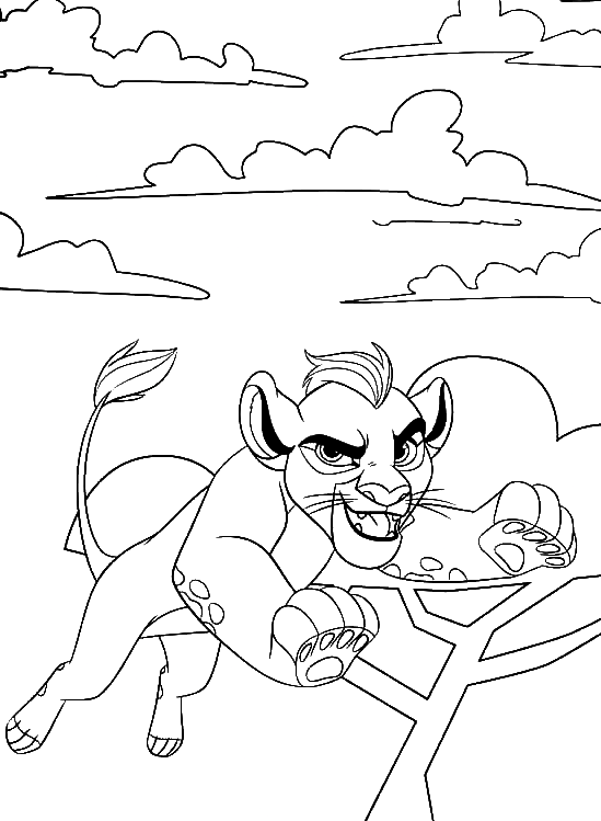 Lion guard coloring pages printable for free download