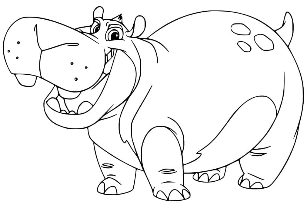 The lion guard beshte coloring page