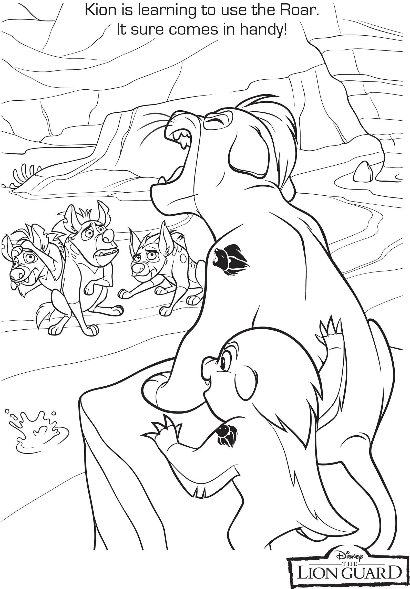 Lion guard coloring pages