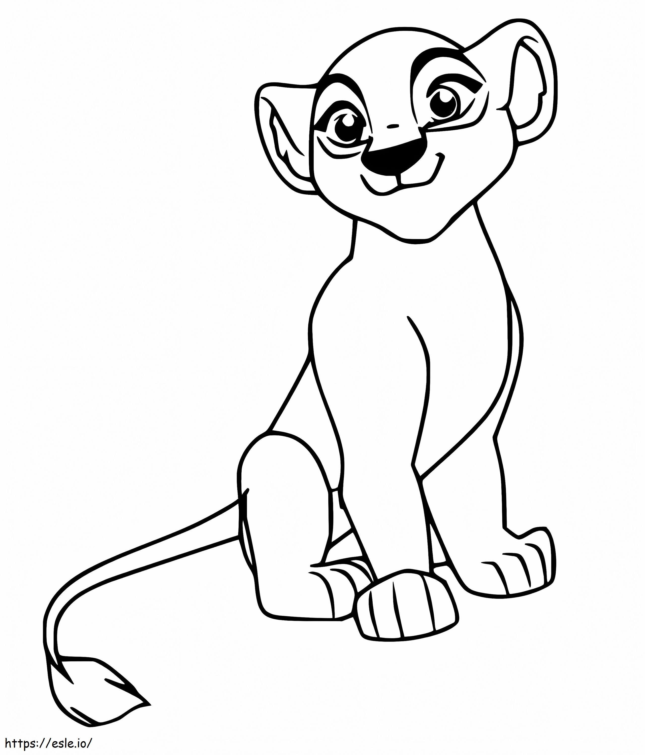 Kiara from the ln guard coloring page