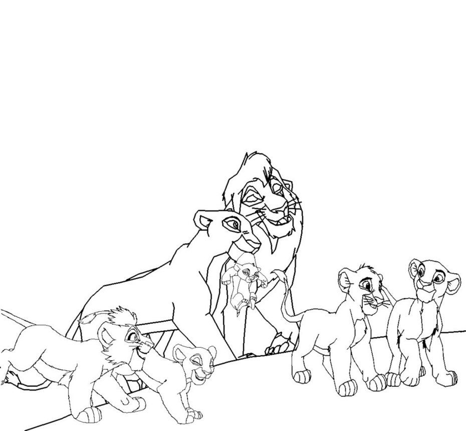 Lion king coloring pages