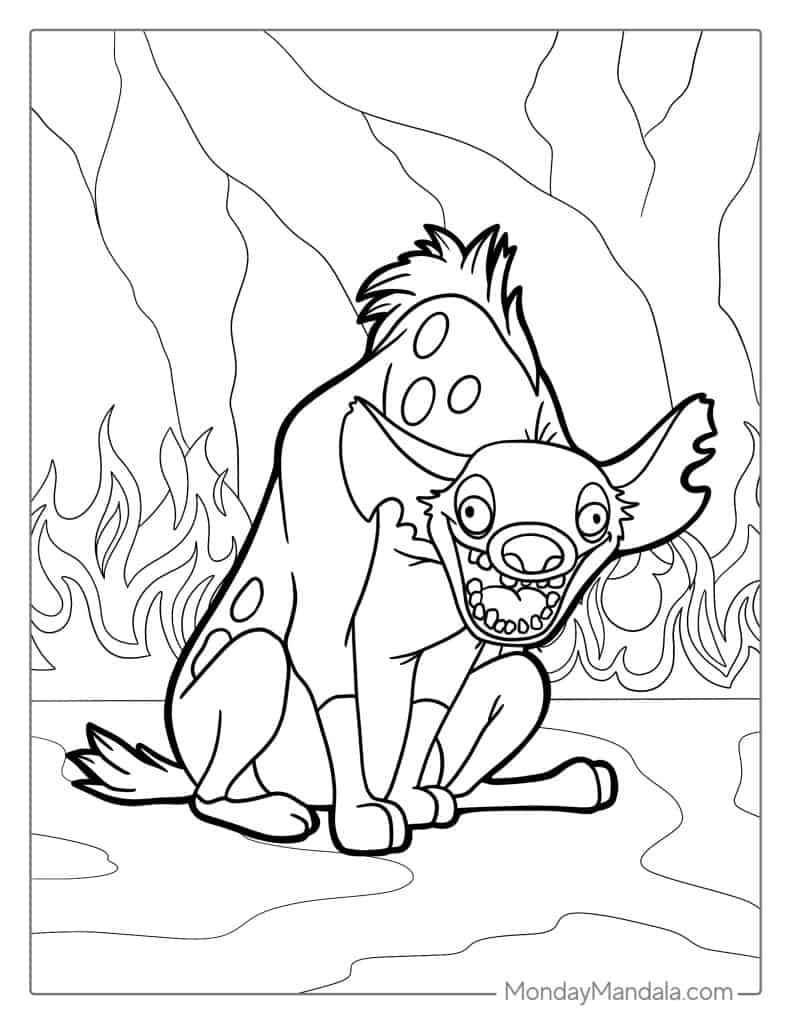 Lion king coloring pages free pdf printables