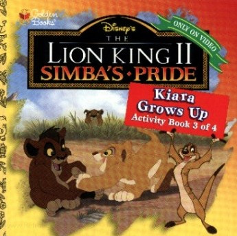 Lion king ii the simbas pride kiara grows up coloring books at retro reprints