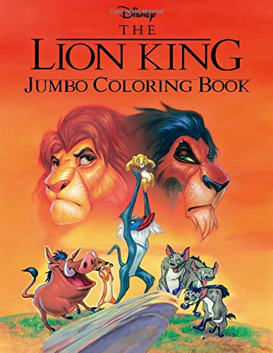 Disney the lion king jumbo coloring book great coloring pages for kids ages