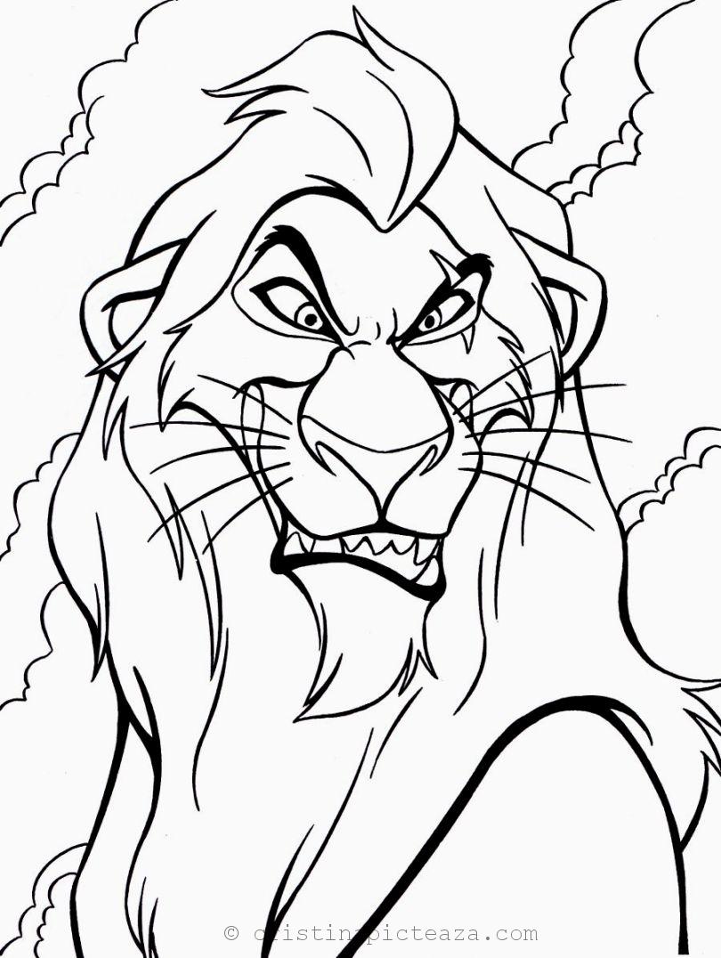Lion king coloring pages â free drawings with lion king