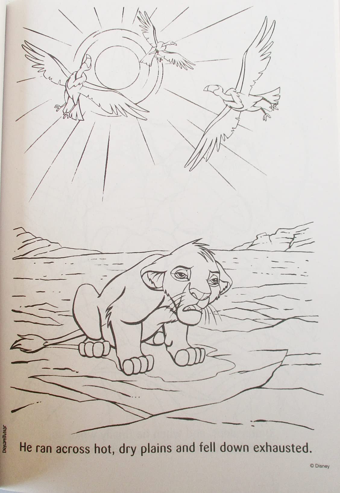The lion king coloring and activity book colortivity friends with the king