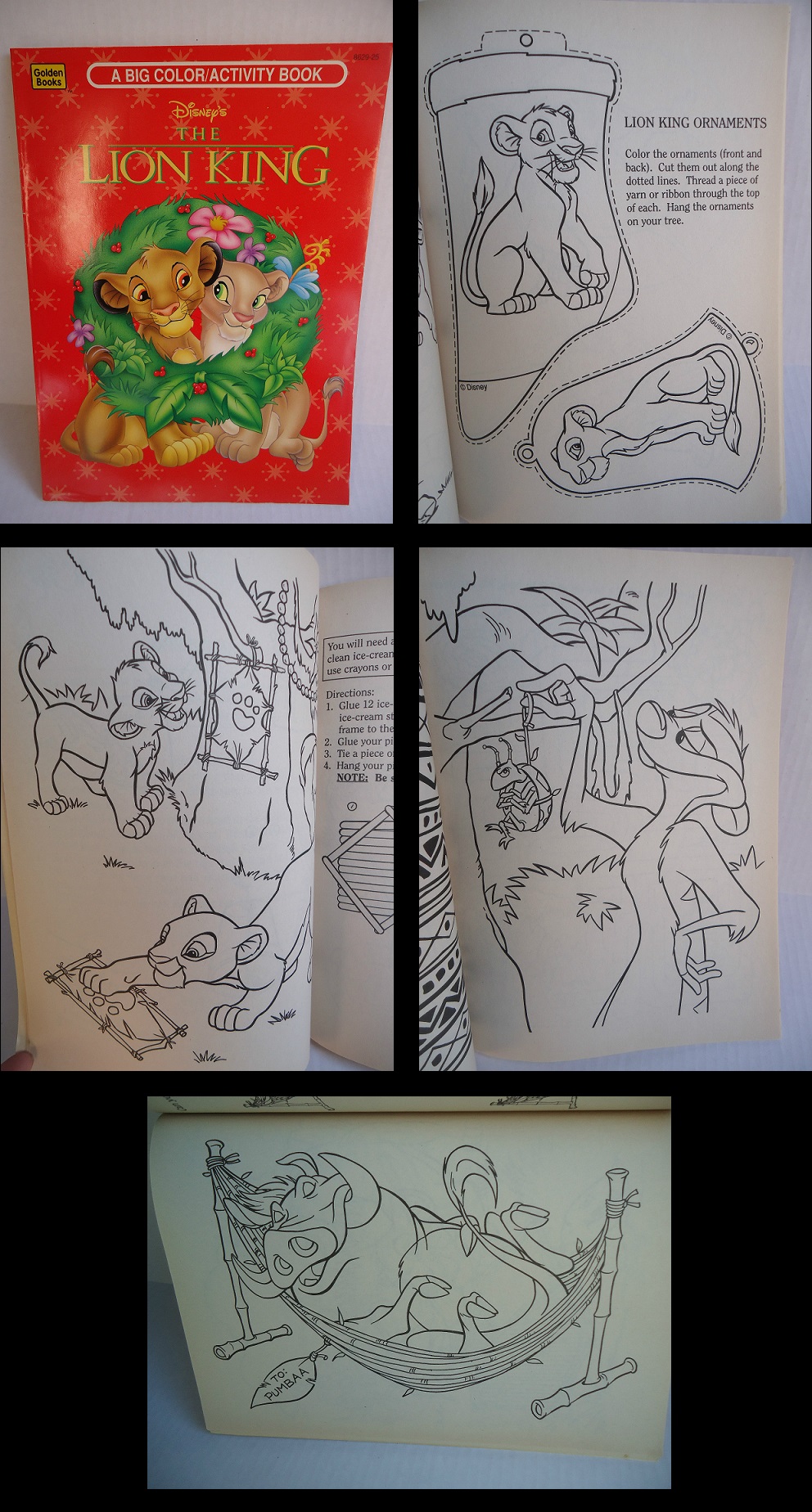 The lion king christmas coloractivity book by lion
