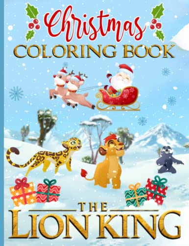 Lion king christmas coloring book wonderful lion king christmas coloring books for adult awesome collections by asher brooks