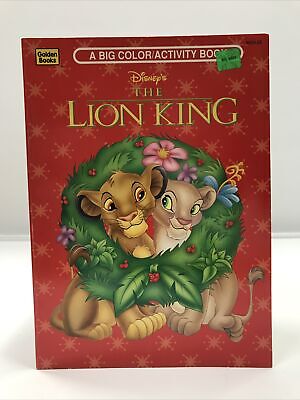 Disney the lion king big color activity book christmas golden books unused