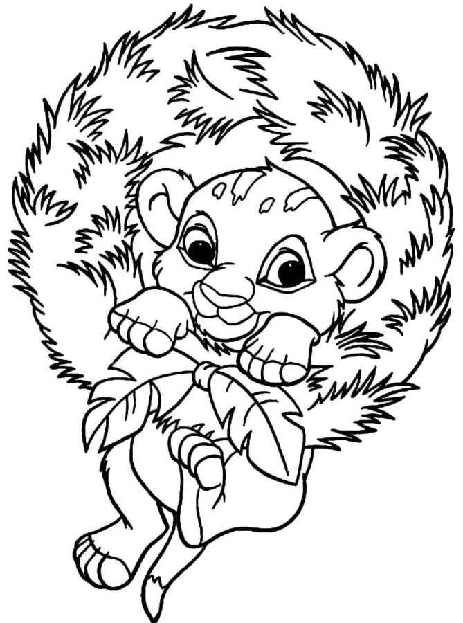 Disney christmas coloring pages pictures free printable