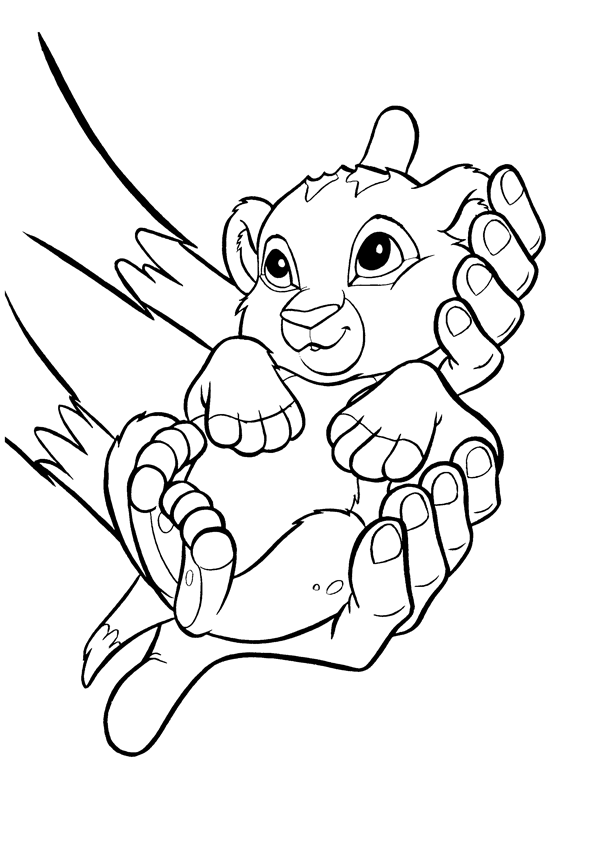 Lion king coloring pages