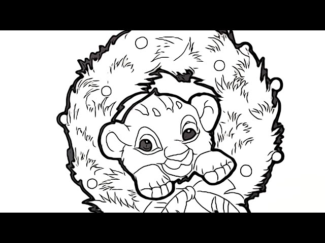 Magical coloring box lion king simba coloringpages