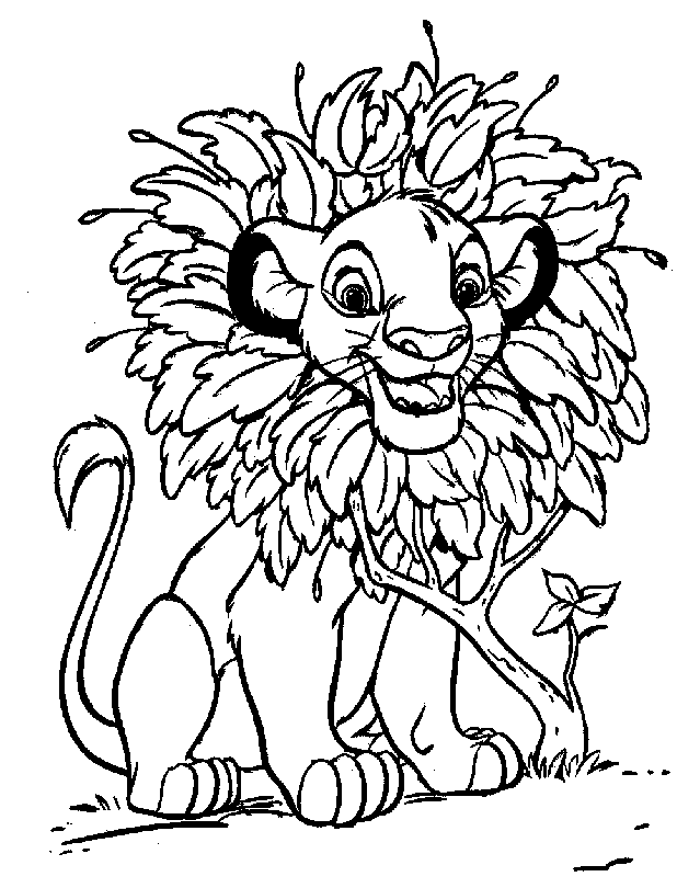 Lion king coloring pages printable for free download