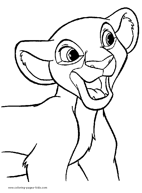 The lion king coloring pages
