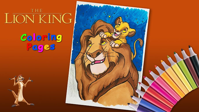 Lion king coloring pages