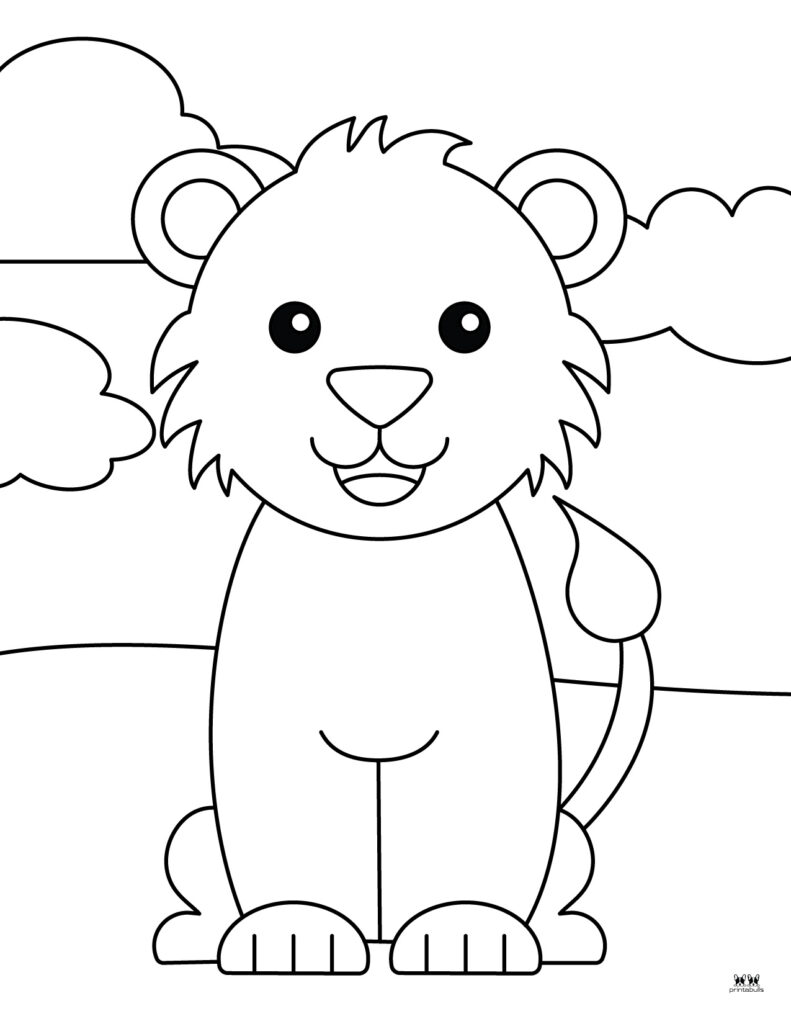Lion coloring pages