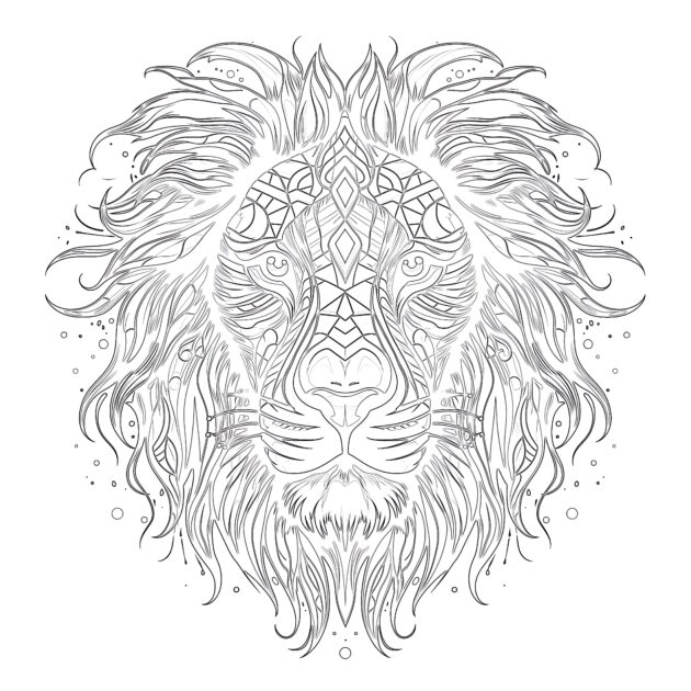 Free lion coloring page coloring pages mimi panda
