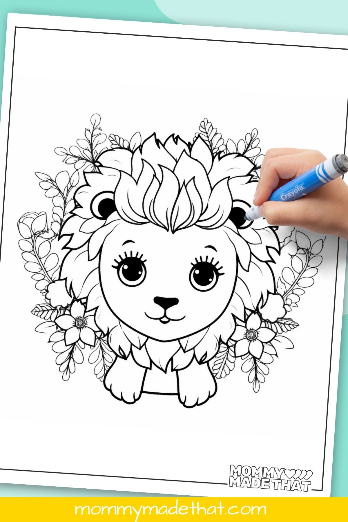 Lion coloring pages lots of cute free printables