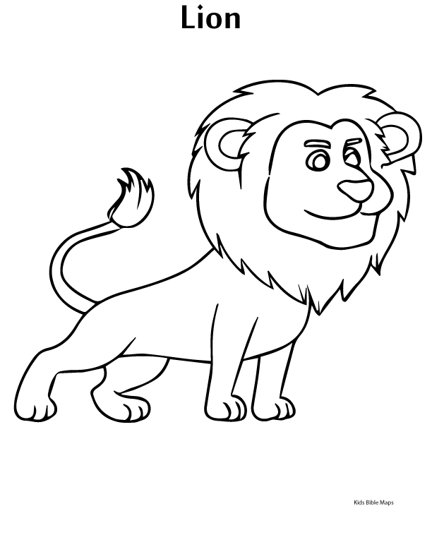 Lion printable