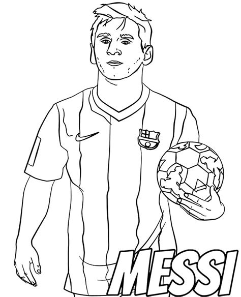 Leonel messi louring pages