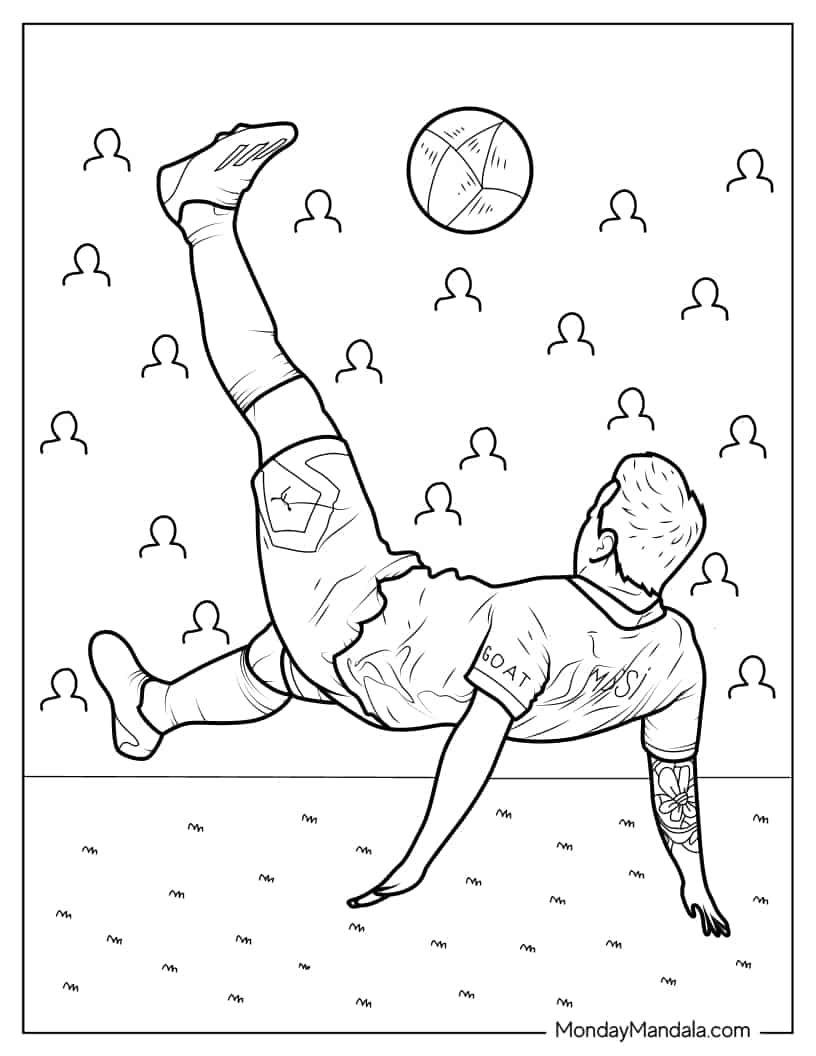 Lionel messi coloring pages free pdf printables coloring pages lionel messi messi