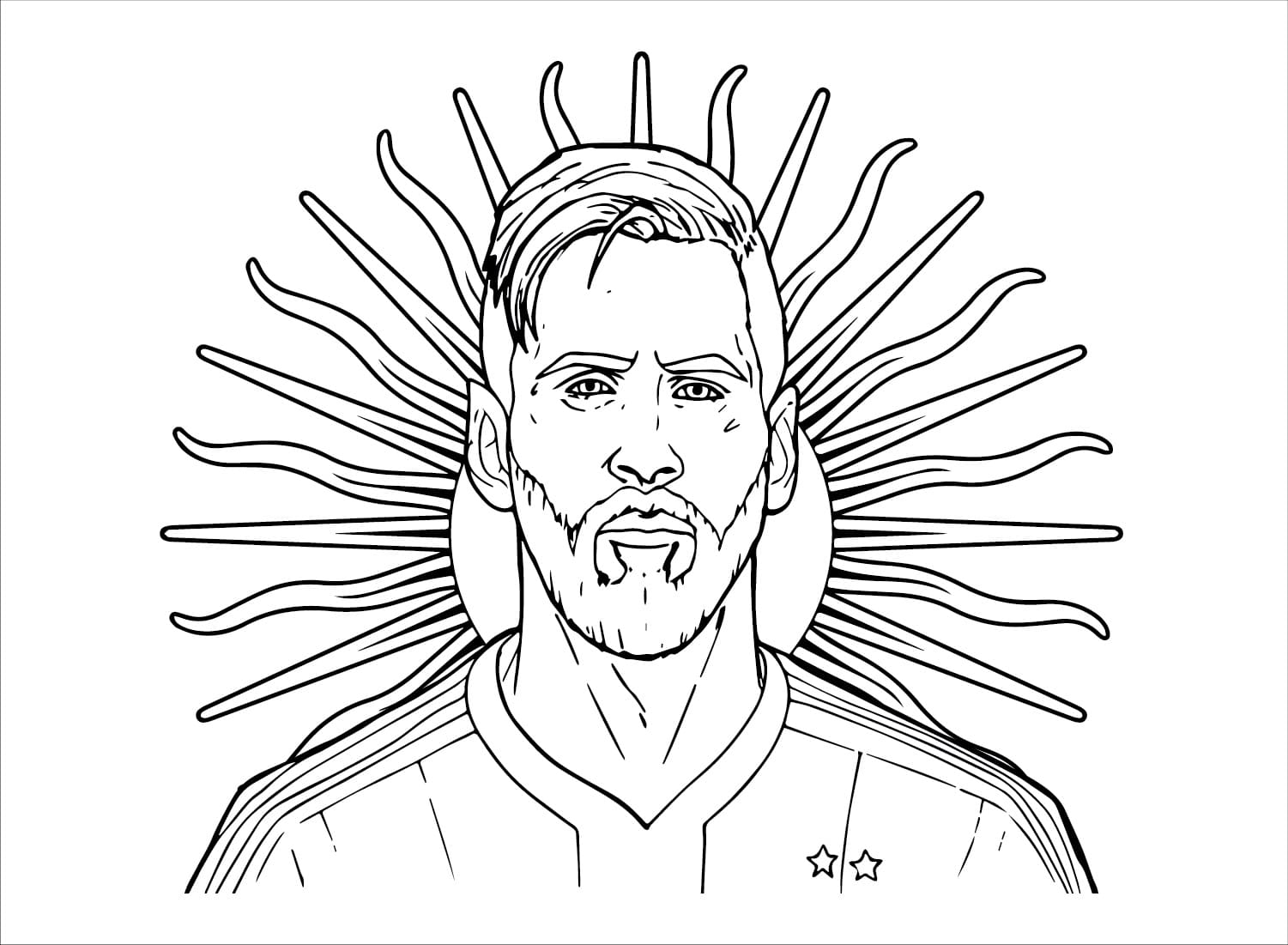 Lionel messi coloring pages