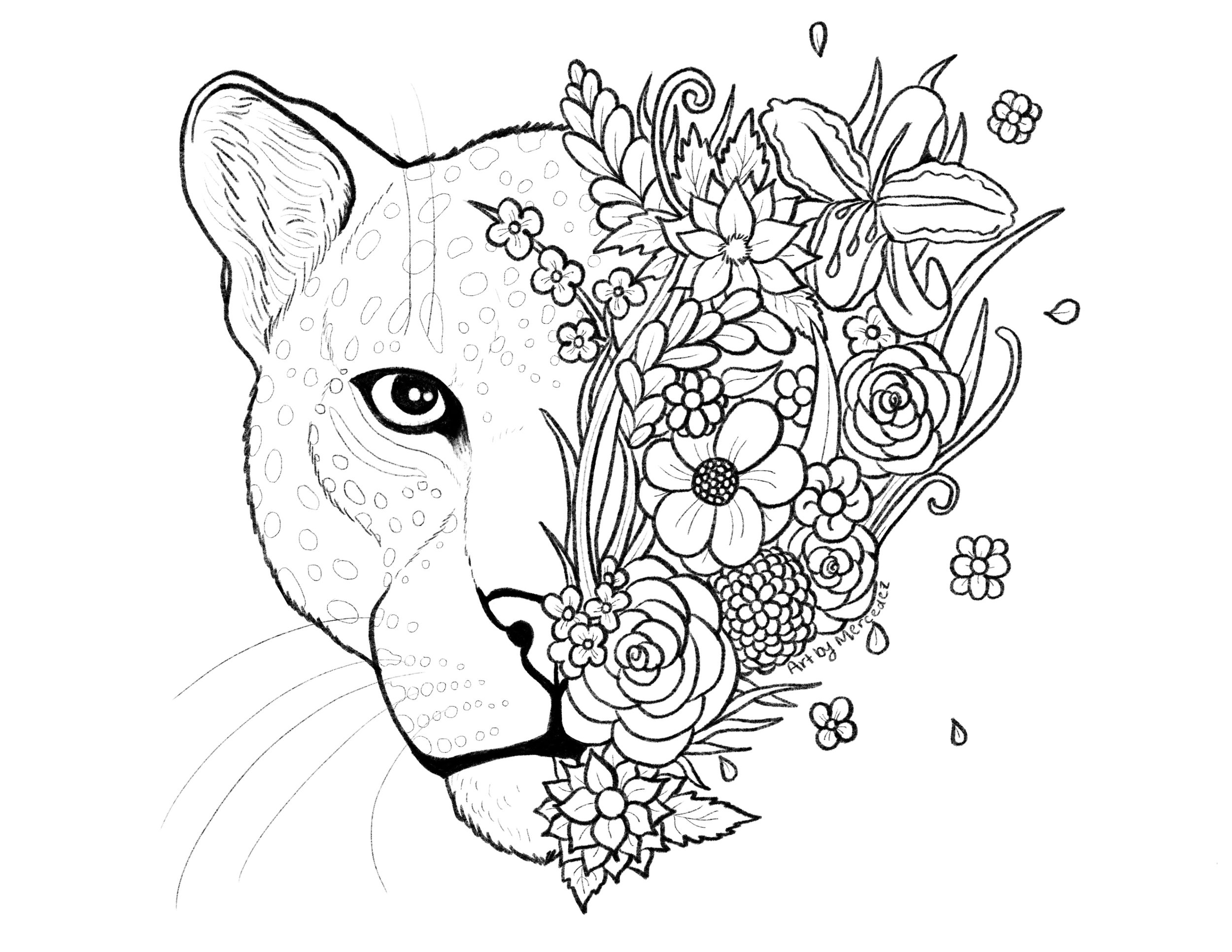 Free coloring pages â mercedez valadez